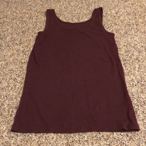 Maroon Shimmery Tank-top